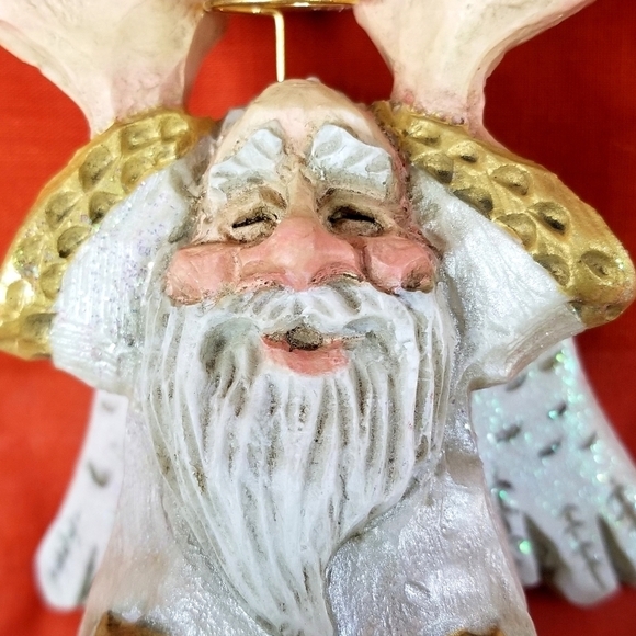 VTG David Frykman Oldest Angel Candle Holder DF3221 All That Glitters Christmas - Picture 11 of 13